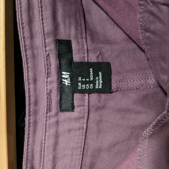 Mauve purple shorts - Picture 3 of 3